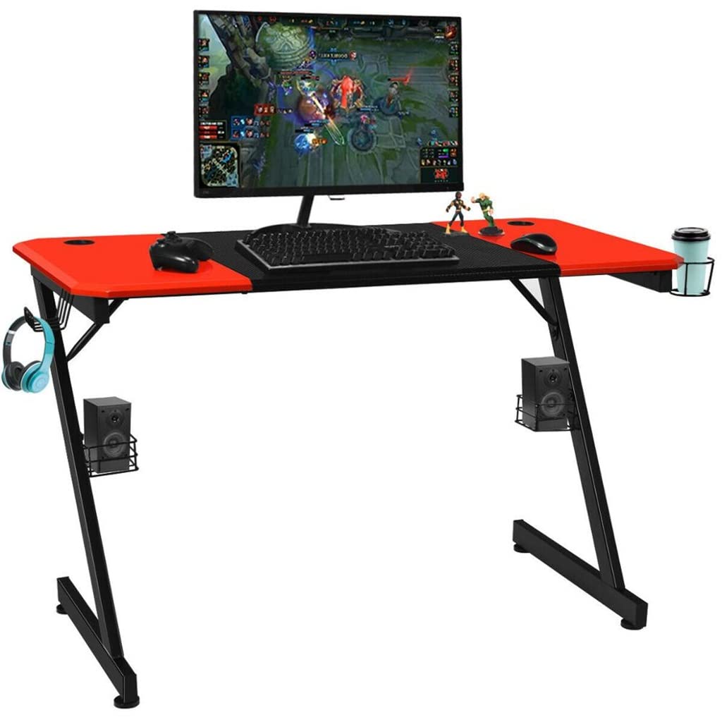 Amazon.co.jp: 47インチ ゲーミングテーブル Z型 コンピューターデスク